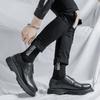 Small Leather Shoes Men'S British Trendy Business Dress Round Head Korean Version Big Head Low Top Martin Shoes 86235-R