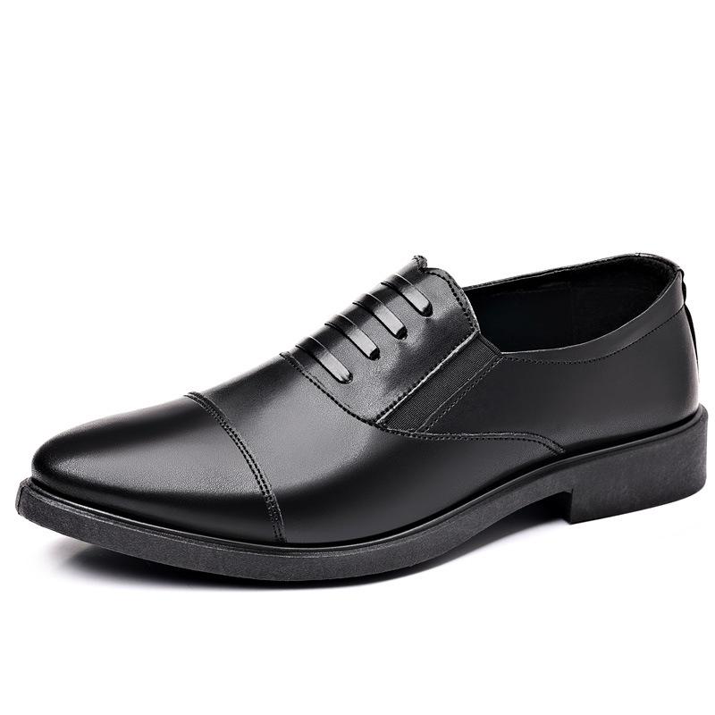 Frühling und Herbst Britische Freizeit-Business-Kleidung Lederschuhe Herrenschuhe Einzelne Schuhe Freizeitschuhe Anzug