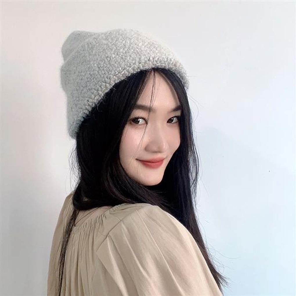 

Blooming Knit Beanie (Gray)