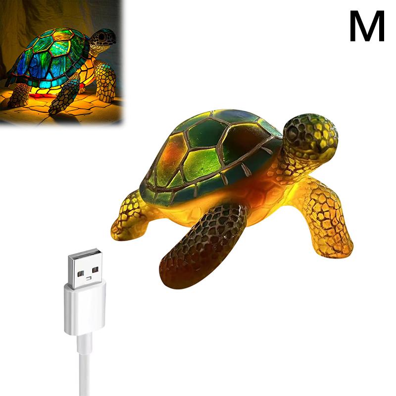 Animal Table Lamp Series,Stained Glass Cat,Dragon,Wolf,Horse,Owl,Dolphin,Turtle,Elephant,Mermaid Table Lamp Night Light