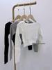 Children's Long Sleeve Dance Cardigan Shawl - Off-Shoulder Autumn/Winter Sweater for Girls' Practice Wear