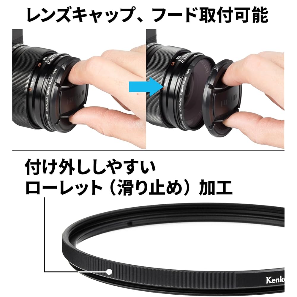 [Amazon.co.jp Exclusive] Kenko 43mm Water-Repellent Lens Filter PRO1D Protector NEO - Lens Protection Filter with Water-Repellent and Stain-Resistant 
