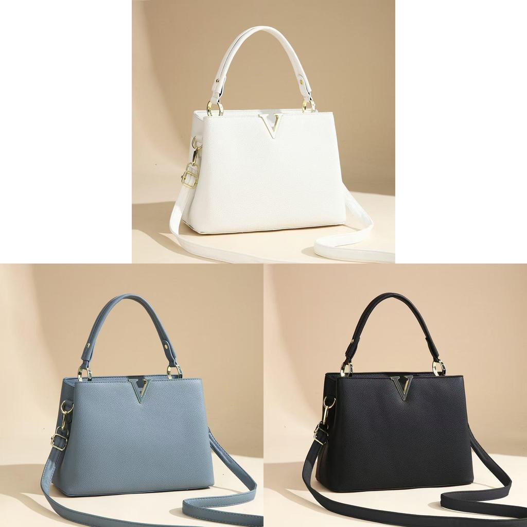 Sophisticated Pu Water Bucket Handbag With Zipper Closure And Inner Divider For Office And Casual