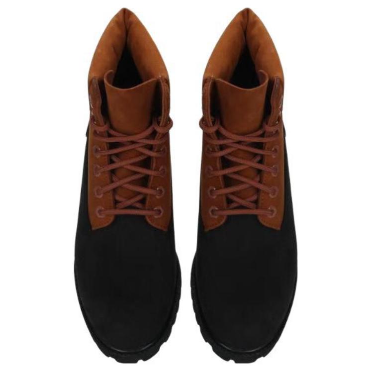 Timberland 6 In Lace Waterproof Boot Comfortable Versatile Short Boots Men Boots Brown Black A2P6W-EJF