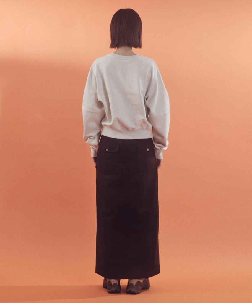 Mayol Utility Out-Pocket Long Skirt_Black