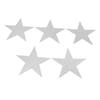 50PCS Glitter Star Paper Cutouts Double Sided Stars Decoration Cutouts Paper Wall Decor for