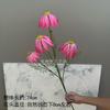 Artificial 4 Heads Echinacea Purpurea Flower Simulated Chrysanthemum Flower Branch for Wedding Party Floral Decoration 6 pieces