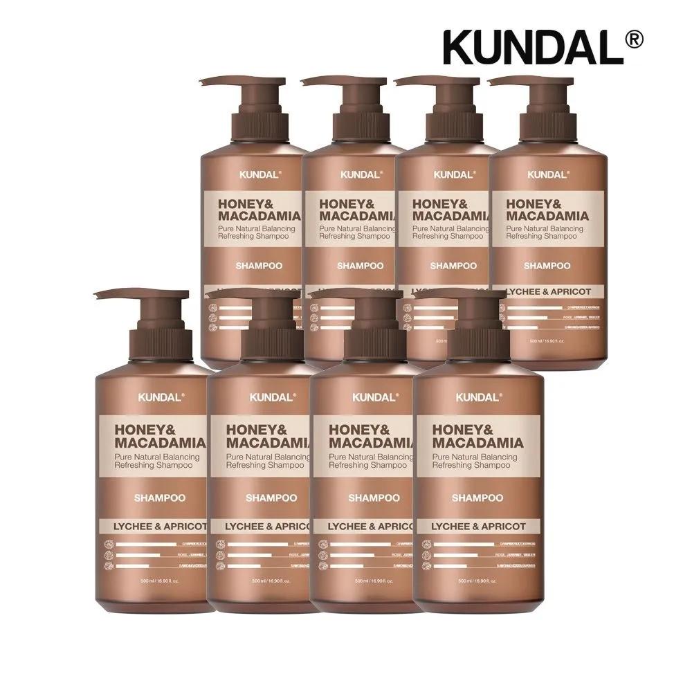 

KUNDAL Honey & Macadamia Nature Shampoo Rich & Apricot 500ml x8