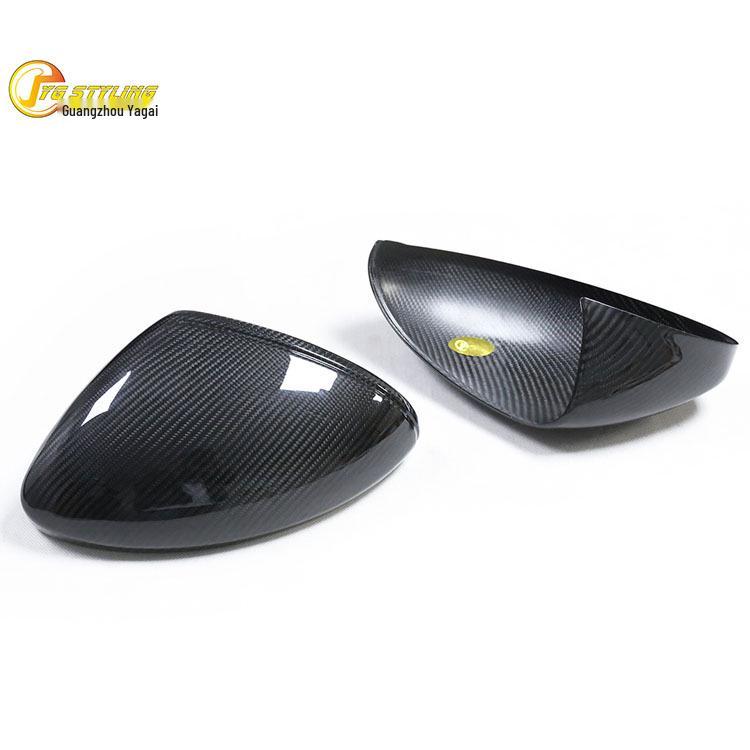 Porsche 718 (982) Capa de Espelho Retrovisor em Fibra de Carbono Seco