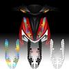 Motorfiets Honingraat Decals Reflecterende Stickers Multicolor Decoratieve Sticker Motorfiets Bumper Ornament Modificatie Accessoires