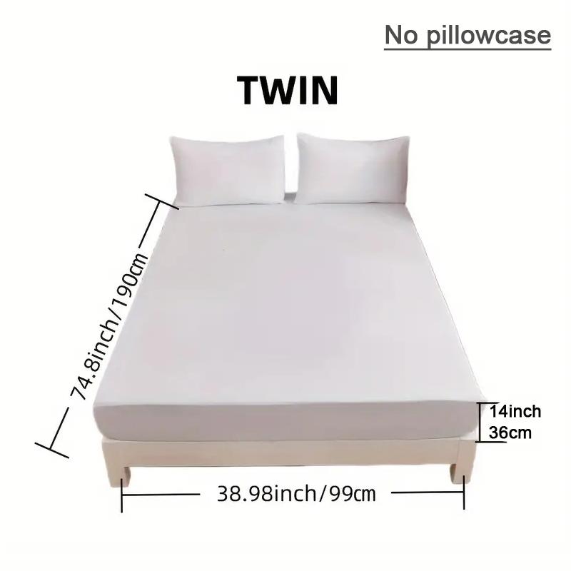 Black, White, and Gray Solid Color Fitted Sheet Bedding—super Soft and Skin-friendly Sheets with Deep Pocket Mattress Topper