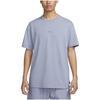 Nike Men's Solid Color Loose Fit Crew Neck Short Sleeve T-Shirt in Grey Blue