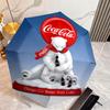 Christmas Gift Halloween Theme Bear Truck Coca Cola umbrella is suitable for all seasons, including home travel and outdoor activities Y11