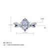 Coronation Ring For Love Four-Clawed Zircon Premium Sense Crown Proposal Engagement Ring