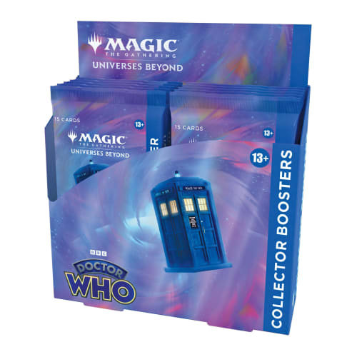 Wizards of the Coast Magic the Gathering Doctor Who Collector Booster (English Version) 12-Pack MTG Trading Card Wizards of the Coast D23620000