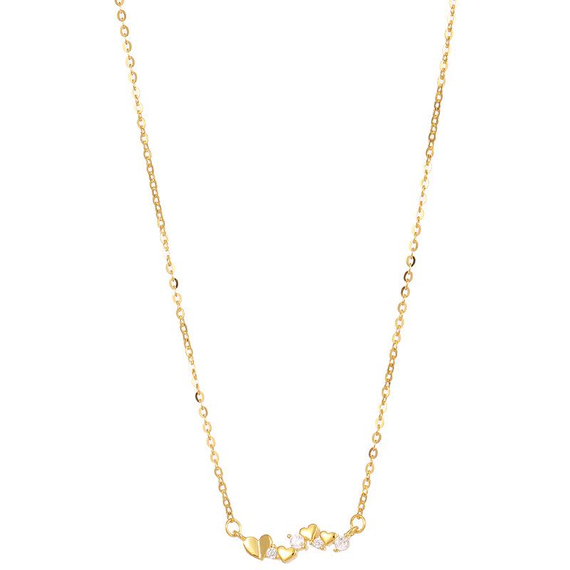 Banyan Tree Heart-Shaped Clavicle Necklace - S925 Silver, Light Luxury Design 2023