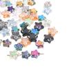 8/10Mm Color Plated Pentagram Beaded Glass Star Loose Beads Diy Handmade Beaded Necklace Material Jewelry Accessories