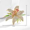 SUYU Winter New Fashionable Temperament Women's Light Luxury Flower Styled Brooch Elegant and Exquisite Coat Accessories
