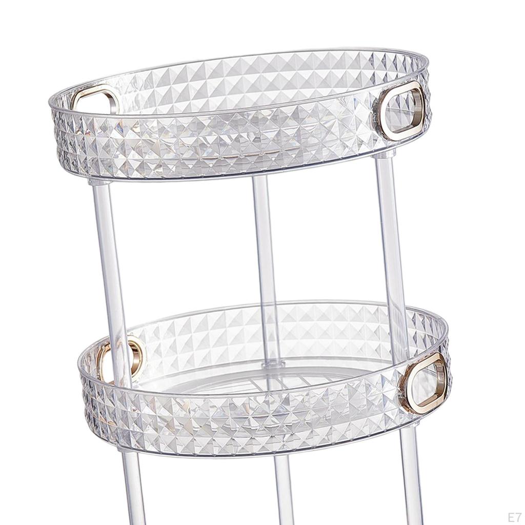 Cosmetic Storage Rack Condiment Tray Vanity Makeup Organizer Desktop Perfume for