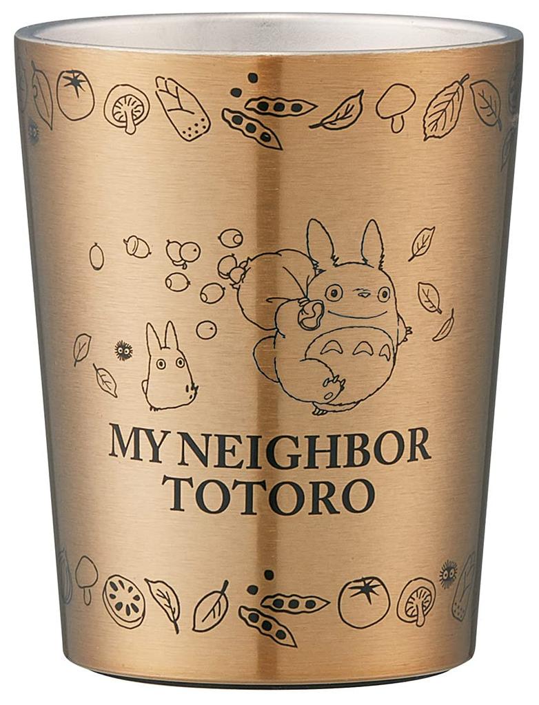Skater Stainless Steel Tumbler with Insulated Coverings for Convenience Store Coffee, 240ml, Small Size, My Neighbor Totoro (Studio Ghibli) STCV1-A