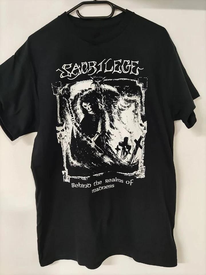Sacrilege Band Behind the Realms of Madness Cotton Shirt Unisex Adult Unisex T-Shirt S