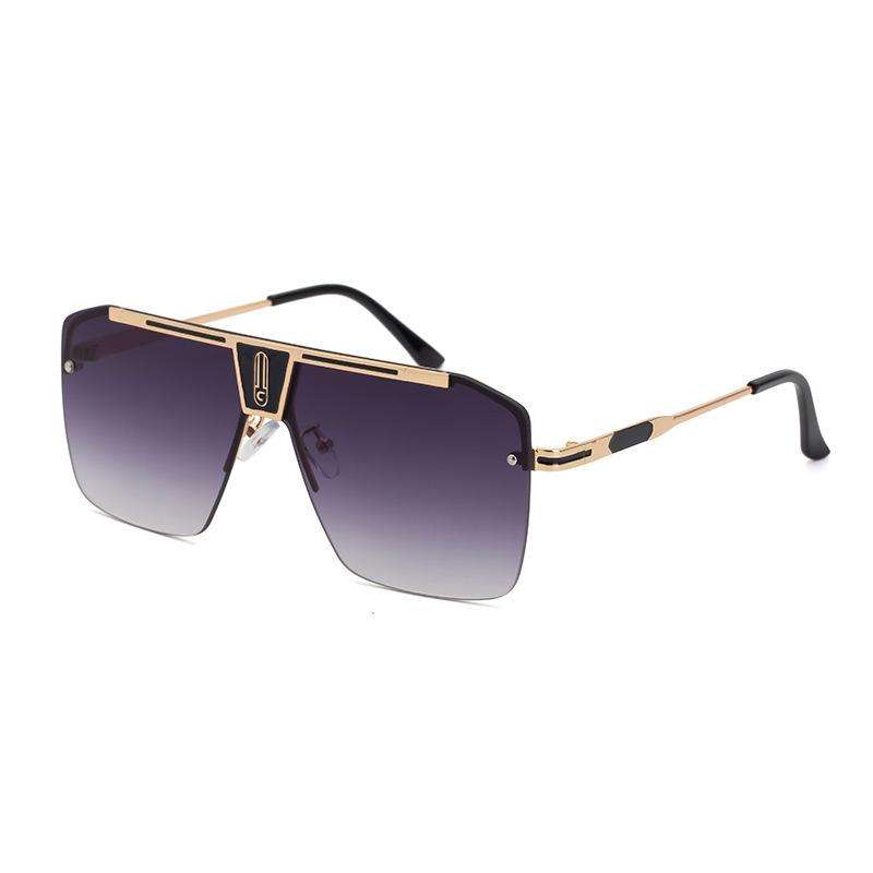 JYL TS Men's Oversized - Street Style Retro Rimless Sunglasses ZX10076
