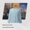 Hodo Men's Cloud Comfort Pure Cotton Long Sleeve T-Shirt