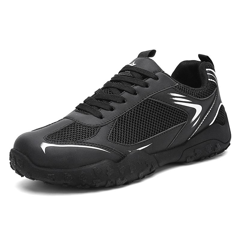 Men'S Breathable Casual Sneakers Four Season New Comfort Soft Sole Non-Slip Light Outdoor Running Sports Shoes Mesh Walking Shoe