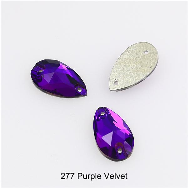 Dongzhou Waterdrop Sew On Rhinestones Flatback Crystal Loose Crystal Stone Beads Garment Shoes Diy Sewing Accessories