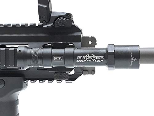 High-quality replica M600B tactical light with 450 lumens and a Japanese instruction manual and warranty.