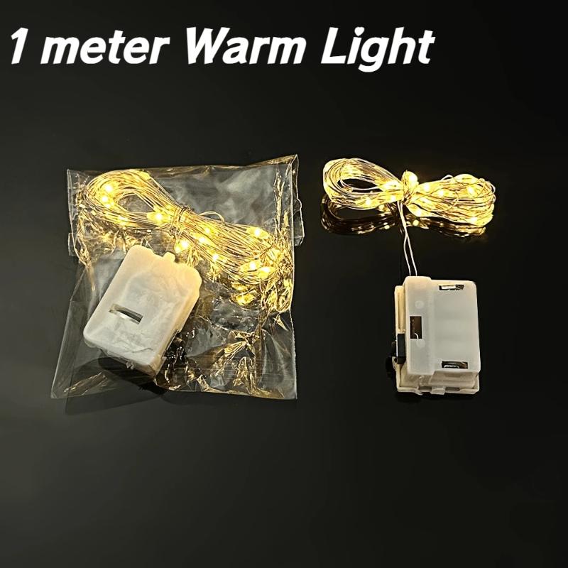 Floral Art Led String Fairy Lights Waterproof Indoor And Outdoor Decorative Lamp Led Light Alloy Wire Party Holiday Decor