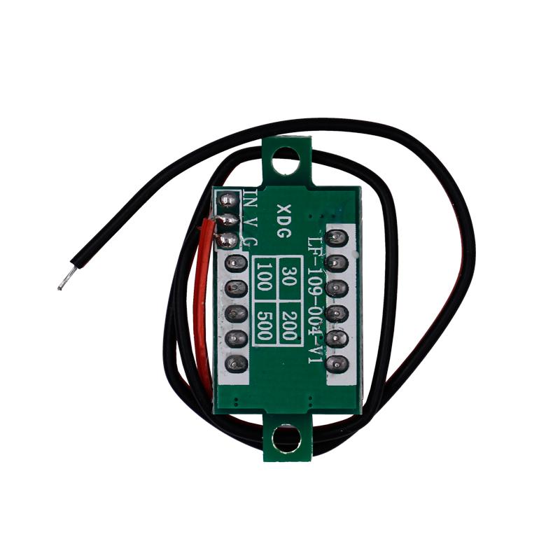 Red LED display Mini Digital 4.5v-30v Voltmeter tester Voltage Panel Meter For Electromobile Motorcycle car 38%Off