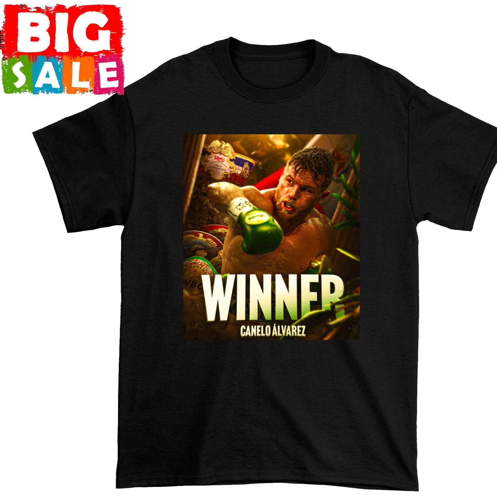 Canelo Alvarez BEATS William Black Unisex ALl shirt PA038 L