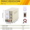 Portable Jewelry Gold & Silver Plating Kit APR-3005, Mini Electroplating Machine with Rhodium Plating Accessories for Jewelry Making