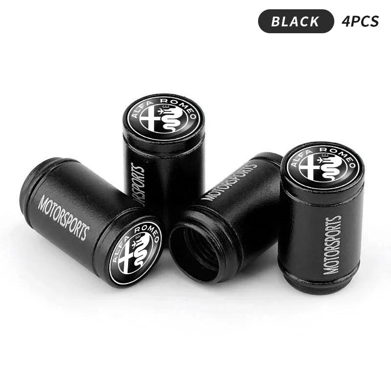 

Car Stickers For Alfa Romeo 4pcs Car Wheel Tire Valve Caps Tyre Rim Stem Covers Airdust For Alfa Romeo Giulia Stelvio Junior Ton