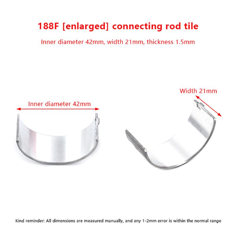 170F 173F 178F 186Fa 188F 192F 1100F Panewka korbowodowa Części silnika Diesla chłodzonego powietrzem Małe łożysko
