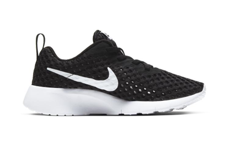 Nike Tanjun BR BPE Slip Resistant Cushioning Breathable Low Top Kids Lifestyle Shoes Black White CW3179-011