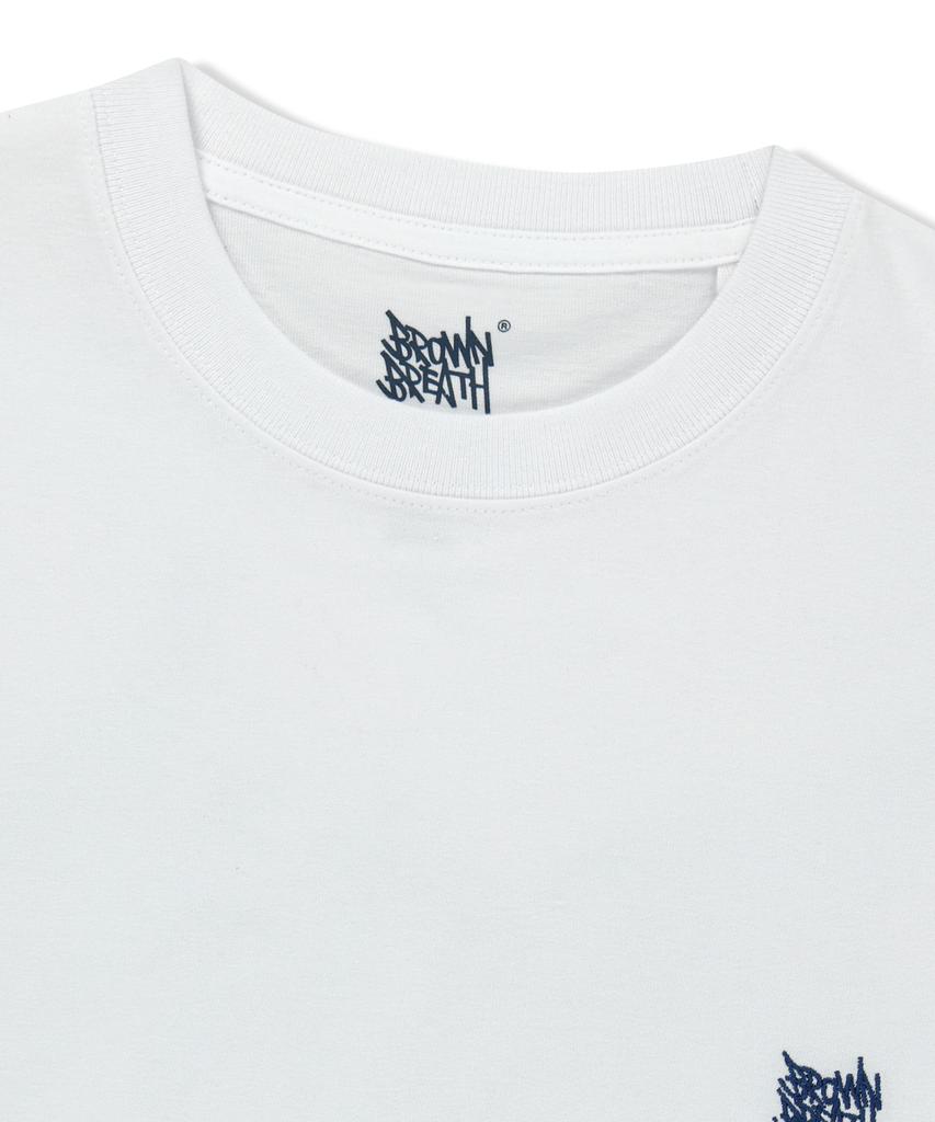 BROWNBREATH Patchwork Tag V.2 Tee - White