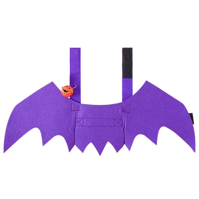 Cat clothes, Halloween dog costumes, pet clothes, bat wings, bell models, transformation clothes