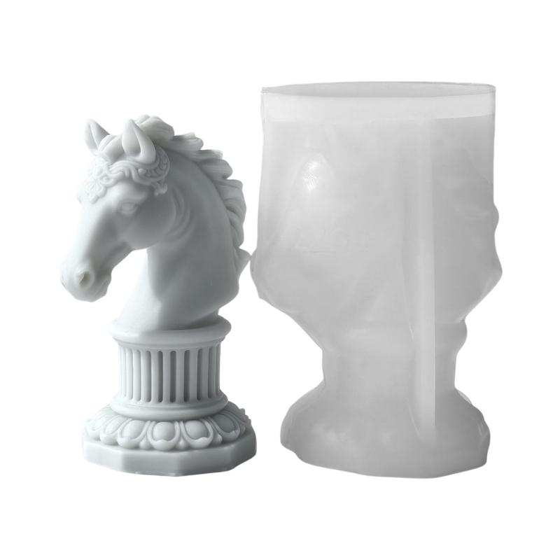 Food Grade Silicone Horse Candle Making Mold Soap Making Mould For Crafts And Handmade Waxes Projects