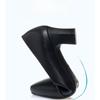 Single Shoes with Low Heels and Soft Soles, Made of Leather, Women's Shoes with Mid-heels, New Style