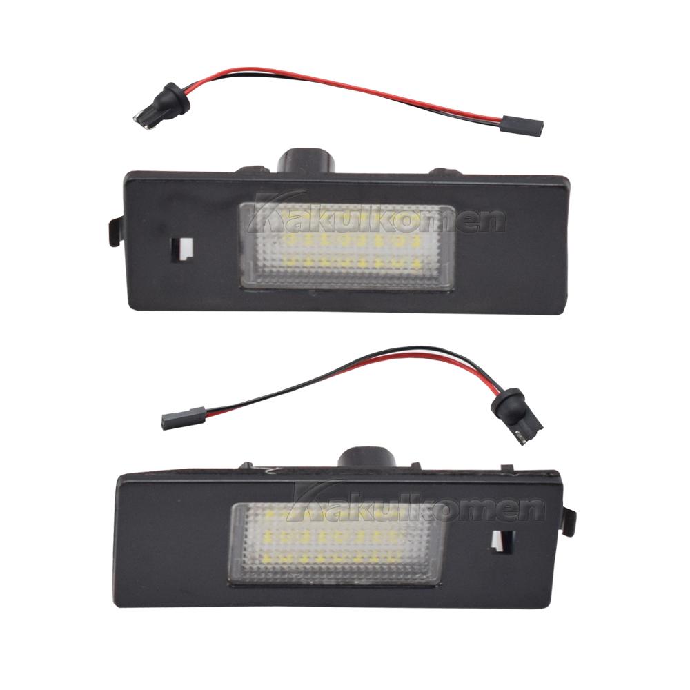 LED License Number Plate Lamp Car Light No Error for BMW 1 Series E81 E87 E63 E64 M6 E85 E86 Z4 F12 F20 F21 K48