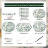 Hanton Rose Manor Zestaw obiadowy 37-elementowy z porcelany kostnej