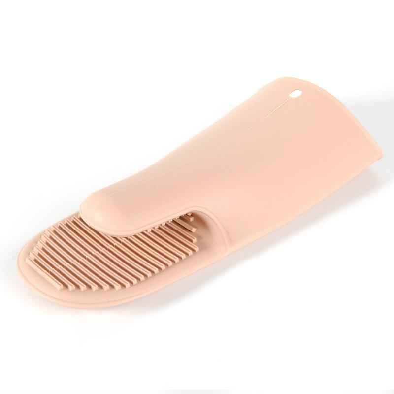Nordic style thickened microwave oven oven gloves non-slip and anti-scalding heat insulation gloves household baking silicone gloves