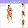 Adult Men's Yellow Spotted Yeti Costume Perfect For Halloween Cosplay Stage Performance