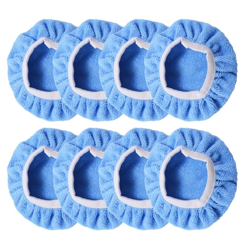 8Pack Steams Mop Pad Microfibre Cloths Compatible for Handheld Steams Cleaner Washable Steams Cleaner Cover 5 inches