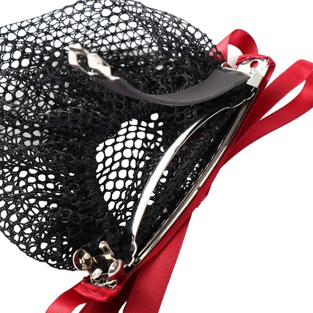 Office Hair Net Mesh Hair Net Korean Bun Snood Ponytail Clip Hairgrips Cover Net Women Spring Clips