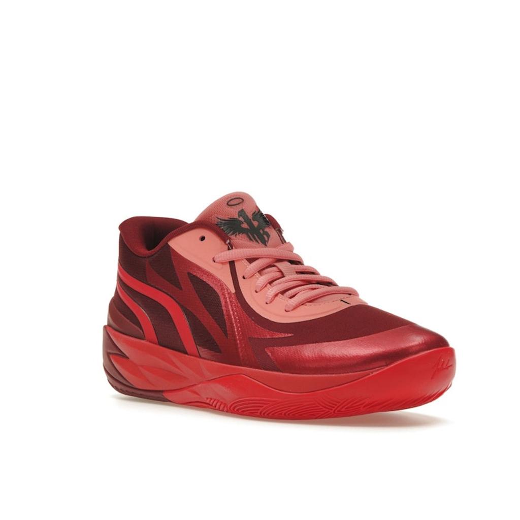 Puma MB.02 Lo Team Colors - Intense Red Herren Sneakers For-All-Time-Red Carnation-Pink 377766-04