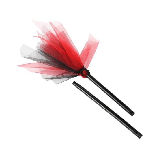 Halloween Witch Broom Wizard Cosplay Accessory Halloween Party Prop Realistic Plastic Broom Decoration for Stage Performance