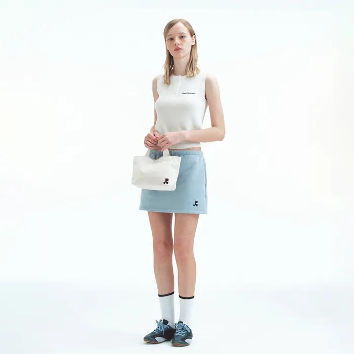 COTTON MINI TOTE BAG (IVORY)